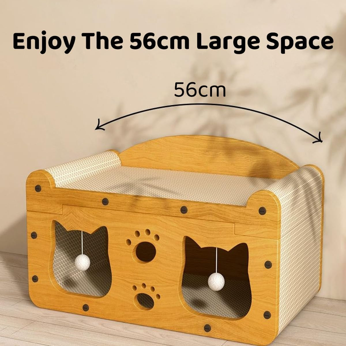 Cat Scratching Hideout Bed